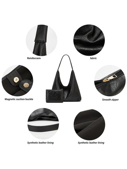 Purilite Select Retro Casual Large Tote Bag for Women