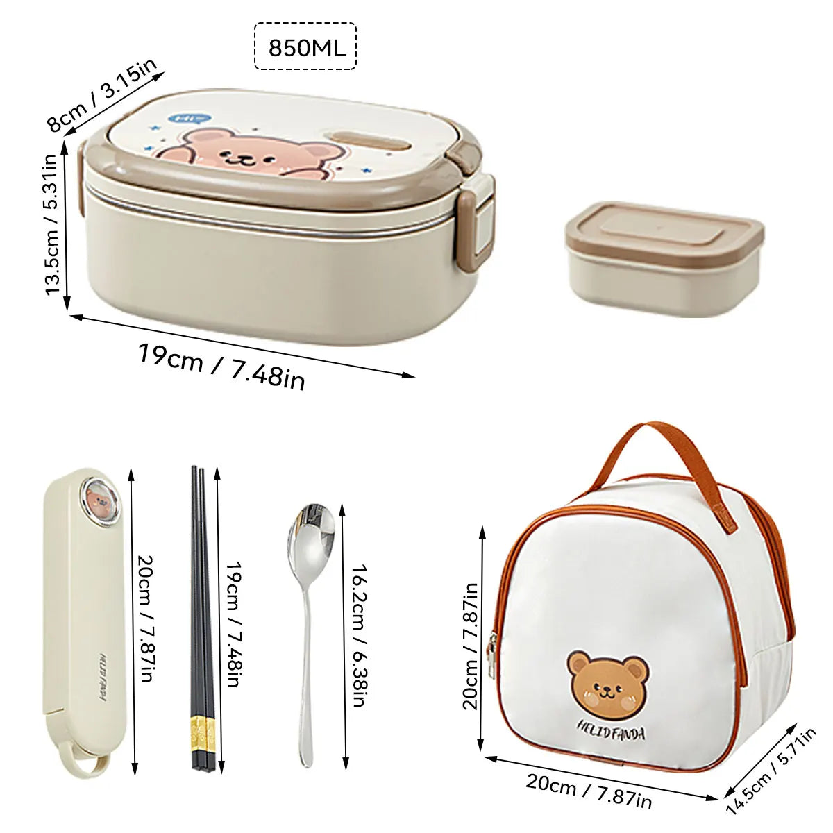 Purilite Select Large Capacity 304 Stainless Steel Lunch Box
