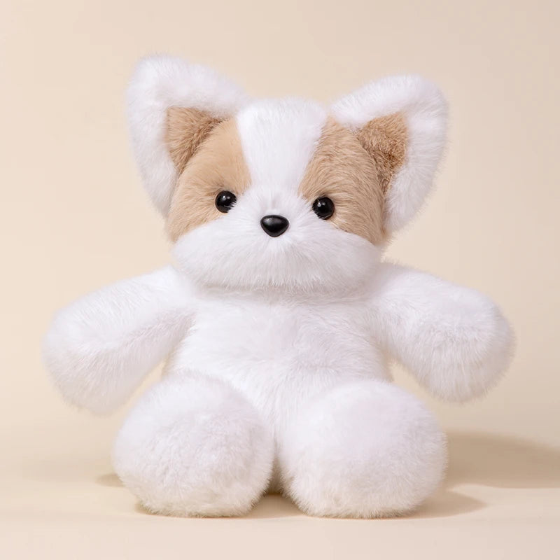 Purilite Select Fluffy Sitting Cattle Plush Toy Soft Stuffed Animal Doll Cozy PP Cotton Companion Gift for Kids & Home Decor