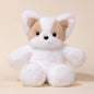 Purilite Select Fluffy Sitting Cattle Plush Toy Soft Stuffed Animal Doll Cozy PP Cotton Companion Gift for Kids & Home Decor