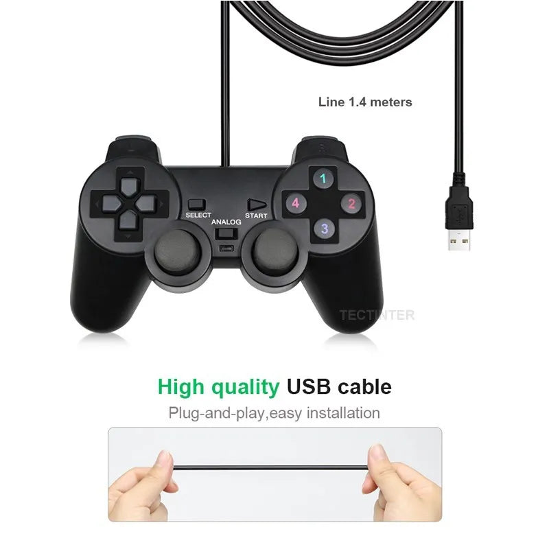 Purilite Select USB Wired Game Controller for PC Plug & Play
