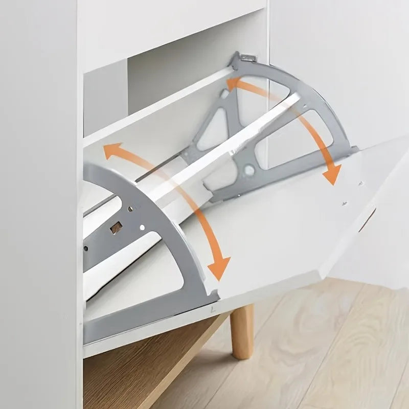 Purilite Select Flip Shoe Cabinet Hidden Rack | Stainless Steel Thickened Shoe Cabinet Hardware Accessory