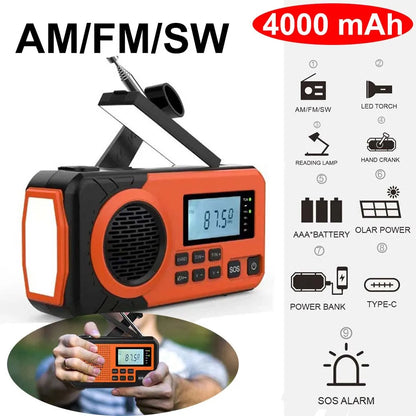 Purilite Select Portable Emergency Solar Power Radio