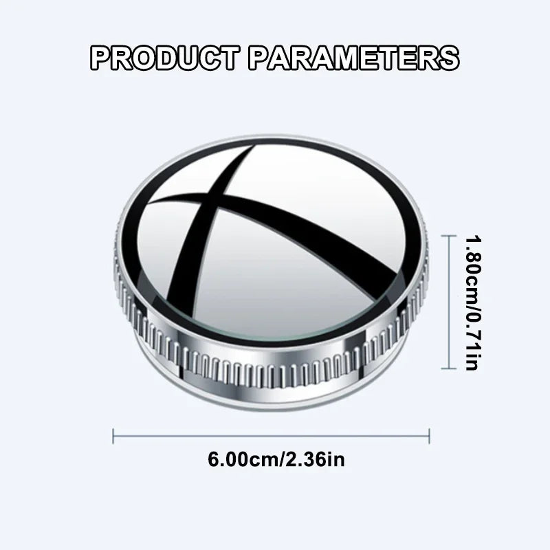 Purilite Select 2PCS 360° Adjustable Car Blind Spot Mirror Wide Angle Convex Rearview Safety Mirror (Set of 5 Pairs)