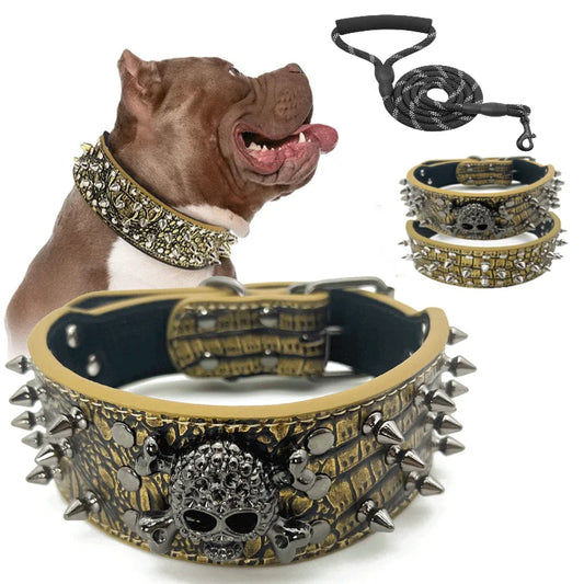 Purilite Select Spiked Studded Dog Collar