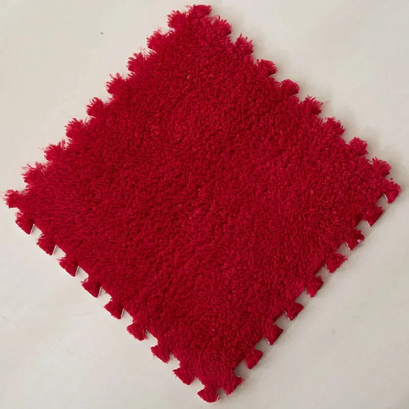 Purilite Select 30x30CM Soft Plush Children Kids Rug Play Mat