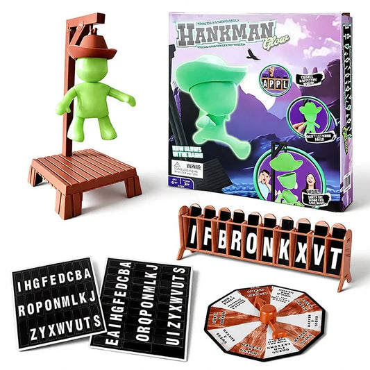 Purilite Select Magnetic Hangman Word Guessing Board Game – Cowboy Theme Travel Table Puzzle for Family Fun and Learning