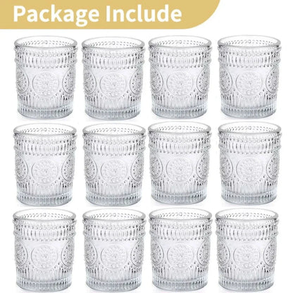 Purilite Select 6/12Pcs Votive Glass Candle Holders