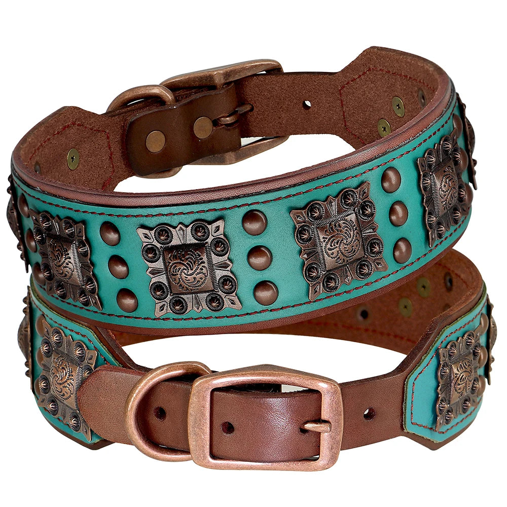 Purilite Select Cool Spiked Dog Collar for Medium & Large Dogs