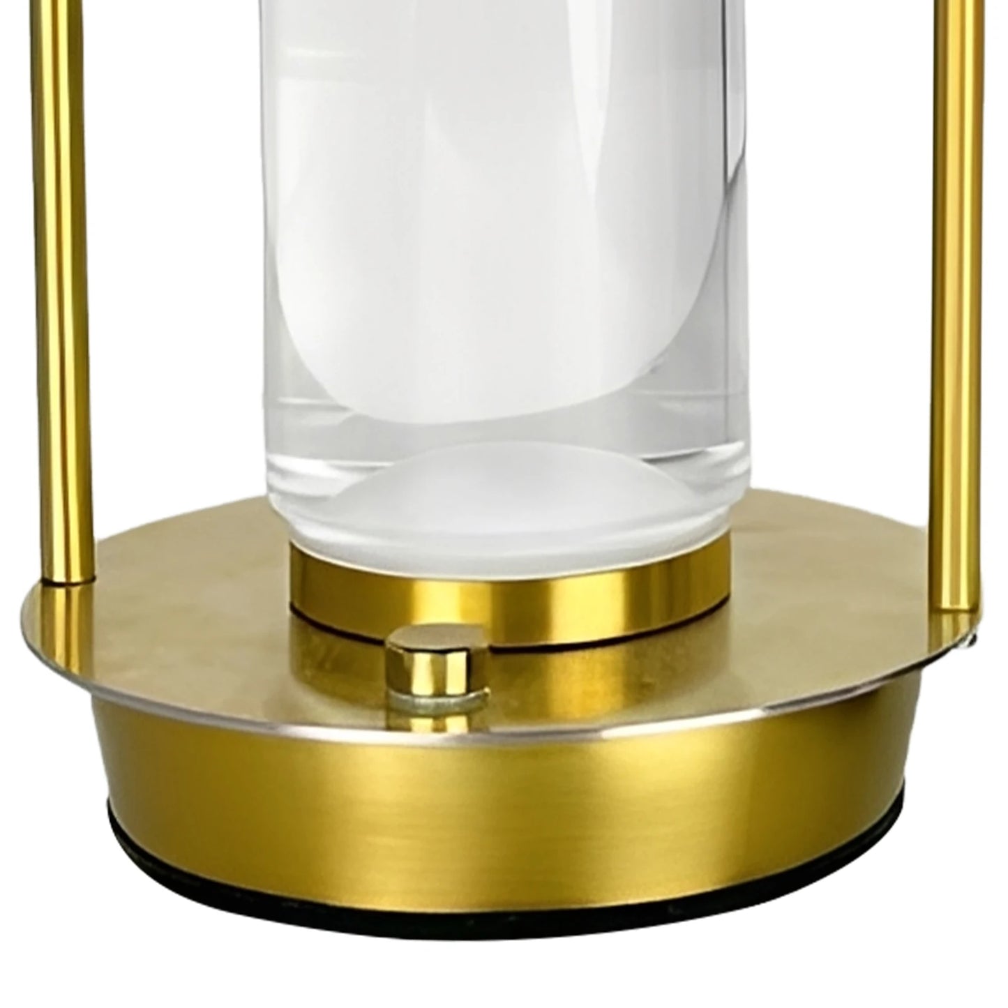 Purilite Select Retro Metal Touch Table Lamp | 3 Color Dimming Ambient Night Light | Rechargeable LED Desk & Bedside Lamp