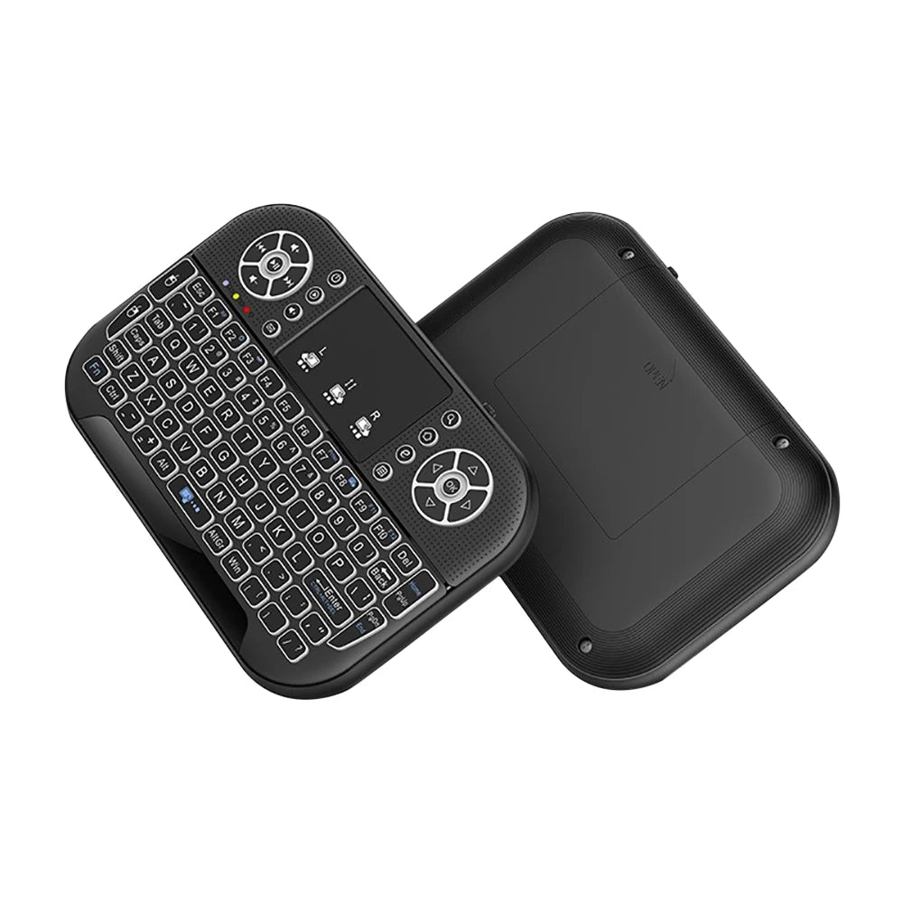Purilite Select A8 Mini Bluetooth + 2.4G Dual-Mode Backlit Keyboard – Touchpad, Remote Control for Windows/Android TV