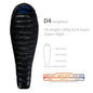 Purilite Select Ultralight Duck Down Sleeping Bag | 3-Season Camping & Hiking Mummy Sleeping Bag