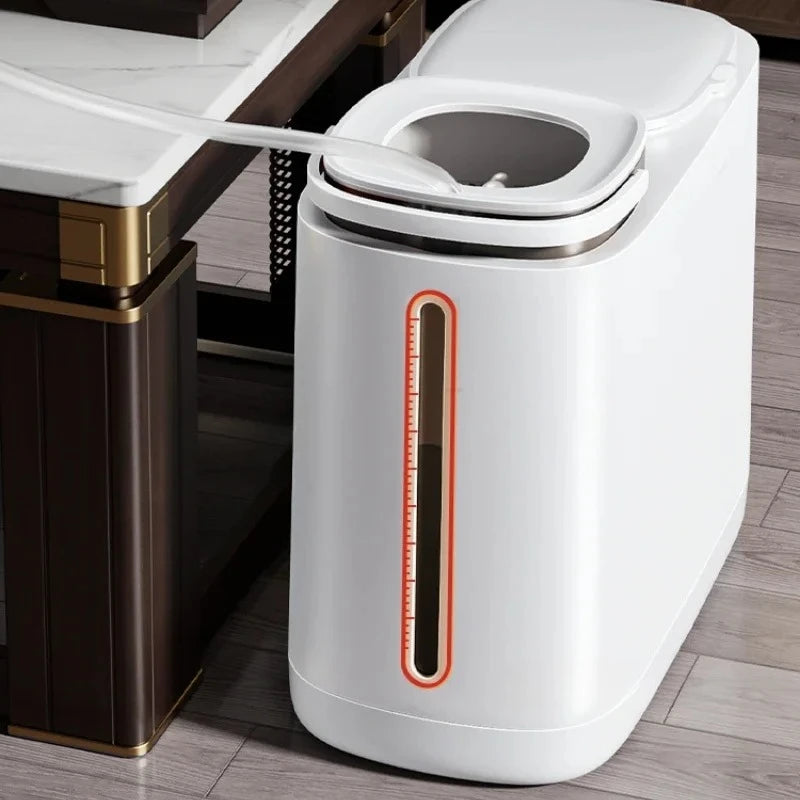 Purilite Select Dry and Wet Separation Tea Waste Bin Dual Compartment Household Trash Can