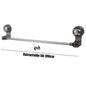 Purilite Select Suction Cup Retractable Towel Bar pair | Wall Mounted Non-Drill Adjustable Holder | Waterproof Multipurpose Rack Set of 2