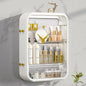 Purilite Select Multi-Layer Wall Mounted Storage Shelf | Large Capacity Organizer for Bathroom Kitchen Cosmetics and Household Items