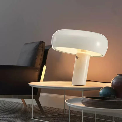 Purilite Select Italian Luxury Designer Mushroom Marble LED Desk Lamp
