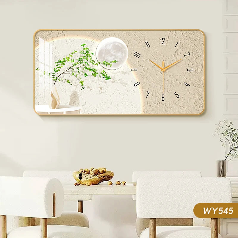 Purilite Select Large Size Flower Artwork Wall Clock