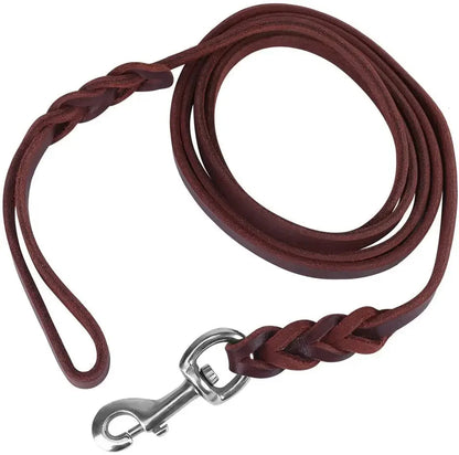Purilite Select Genuine Leather Dog Leash