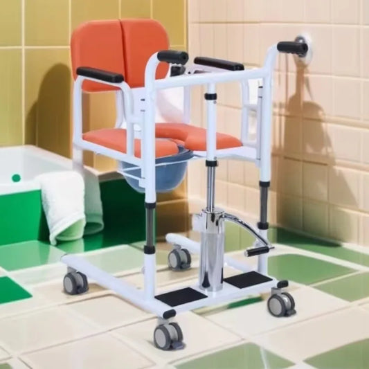 Purilite Select Portable Patient Lift Transfer Chair | Hydraulic Lift | Elderly Care | Bathroom Safety | Mobility Aid