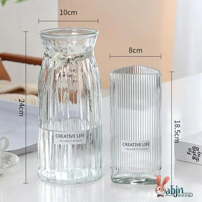 Purilite Select Thickened Non-Glass Circle Flower Vase