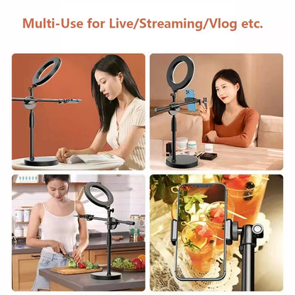 Purilite Select 30CM Overhead Tripod with Ring Light
