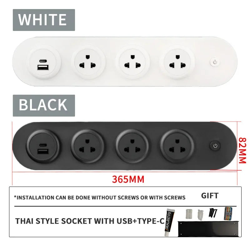 Purilite Select Wall Mounted Desktop Socket
