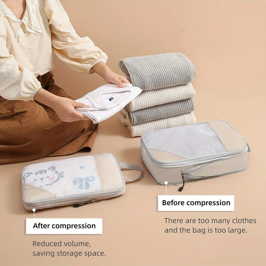 Purilite Select 3‑Piece Travel Compression Organizer Set