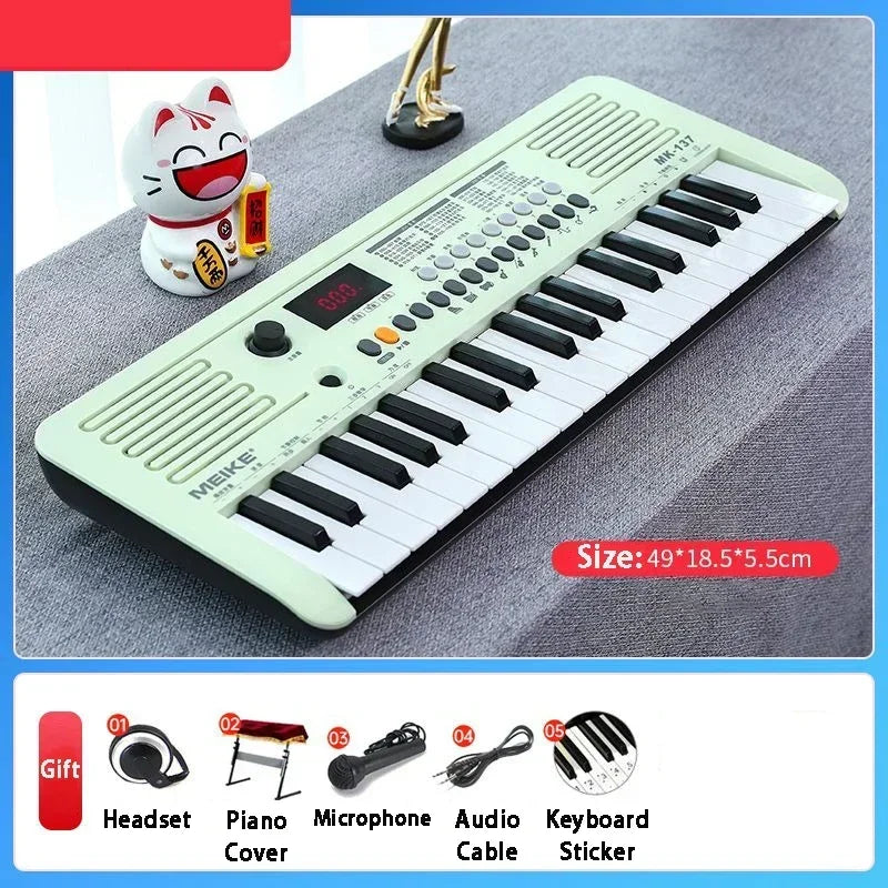 Purilite Select Portable Children's Electronic Organ 37 Keys Professional Keyboard