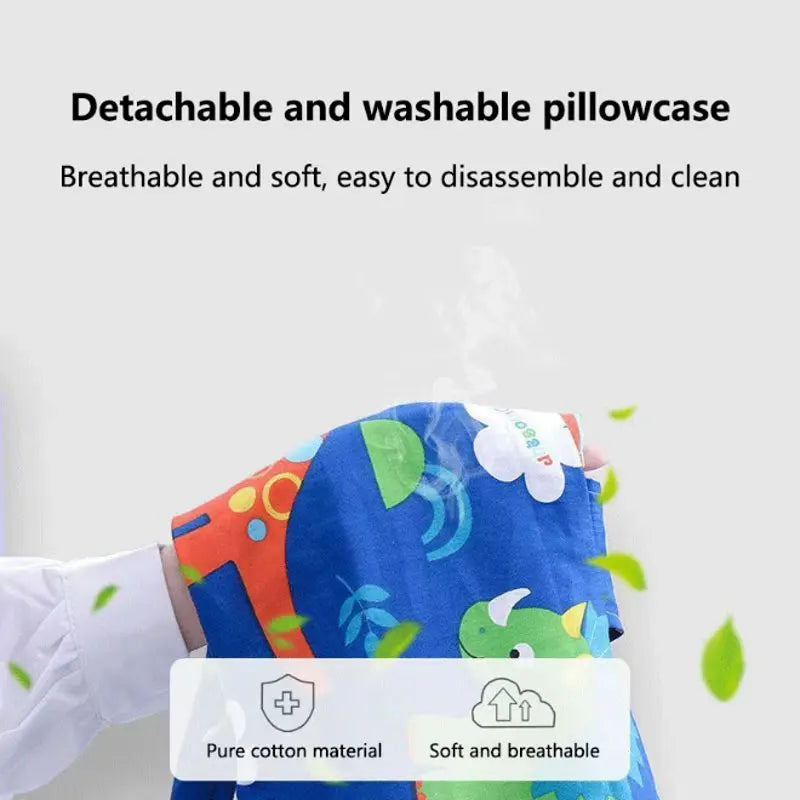 Purilite Select Car Sleeping Safety H-Shape Travel Pillow | Adjustable Head & Neck Support Cushion for Kids and Adults