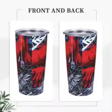 Purilite Select Spider-Man 20oz Stainless Steel Tumbler – Double Wall Vacuum Insulated Mug With Straw