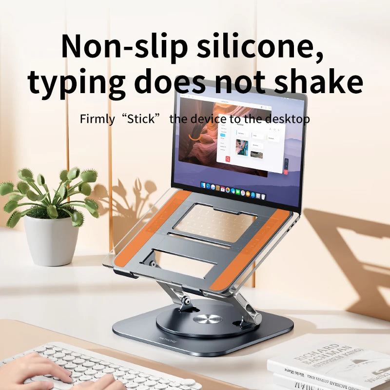 Purilite Select Laptop Stand | 360° Rotatable Laptop Holder | Adjustable Desk Riser | Aluminum Alloy Notebook Stand | 9.7–17.3 Inch Laptop Stand