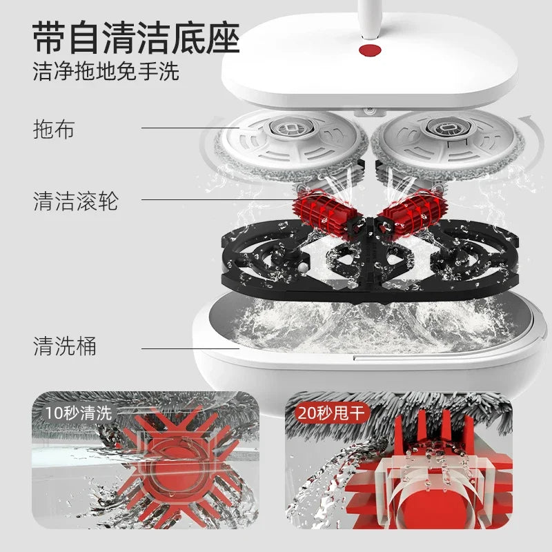 Purilite Select Electric Spin Mop Cleaning Machine