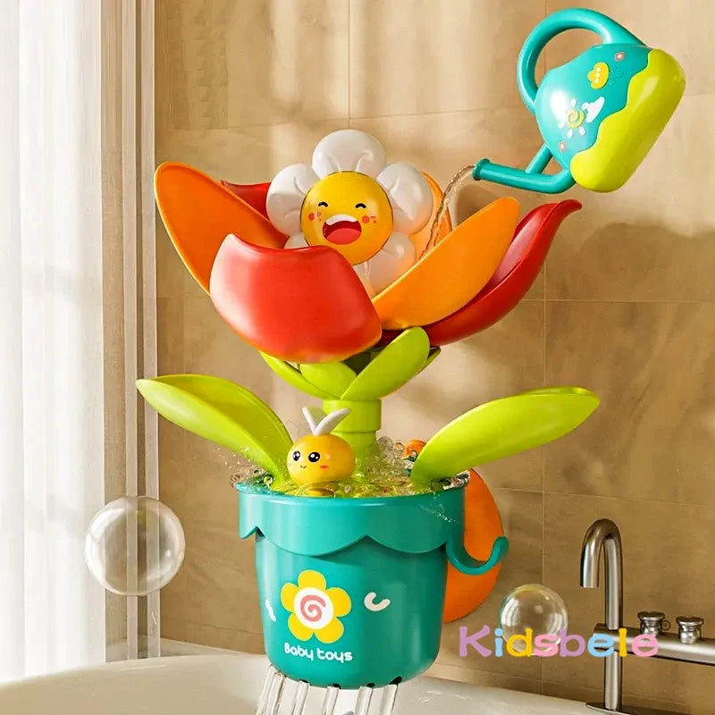 Purilite Select: Baby bath sunflower spraying shower toy