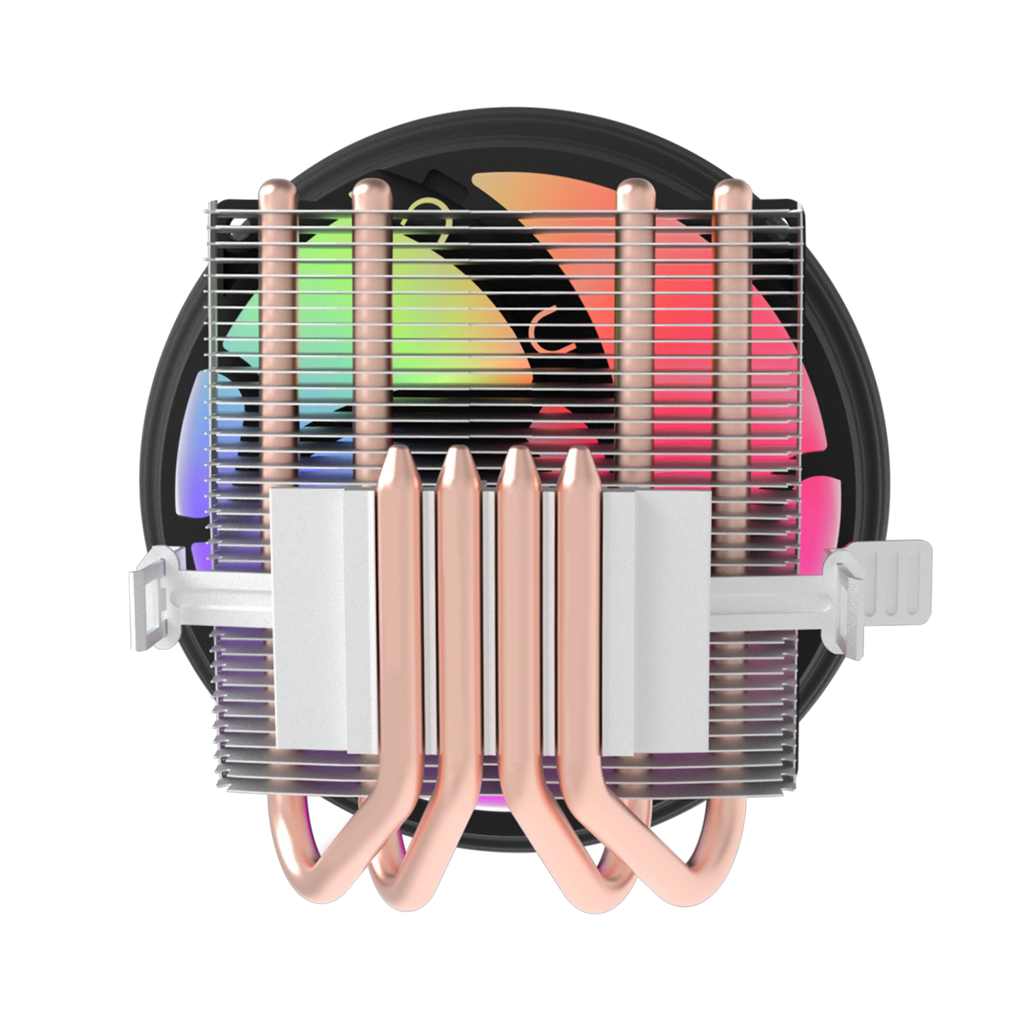 Purilite Select ICE400X RGB CPU Air Cooler – 4 Heat Pipes, 120mm PWM Fan, Multi-Socket Support