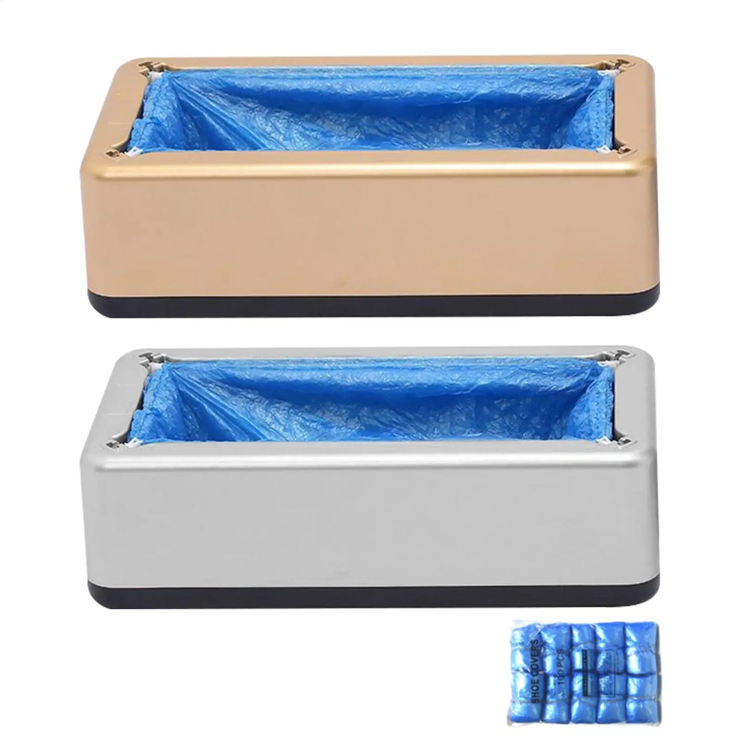 Purilite Select Automatic Shoe Cover Dispenser Machine with 100 Disposable Shoe Covers – Non-Slip Dustproof Floor Protection for Home, Office, Hospital & Laboratory