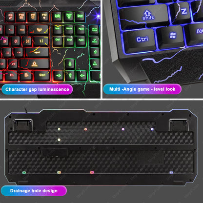Purilite Select Ergonomic Gaming Keyboard & Mouse Set