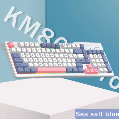 Purilite Select KM800 Pro Wired Mechanical Feel Keyboard and Mouse Set