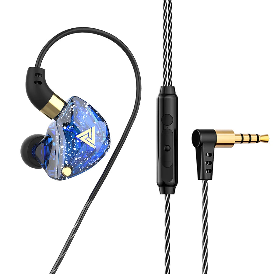 Purilite Select QKZ AK6 Copper Driver HiFi Wired Earphones 3.5MM