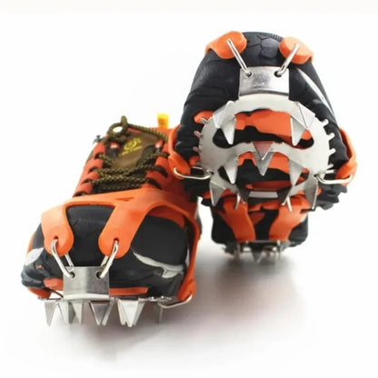 Purilite Select | Professional Climbing Crampons 18 Studs | Anti-Skid Ice Snow Shoe Grips | Winter Outdoor Walking Spikes