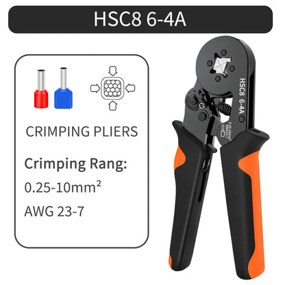 Purilite Select Hexagonal Self-Adjustable Ratchet Ferrule Crimping Tool Kit