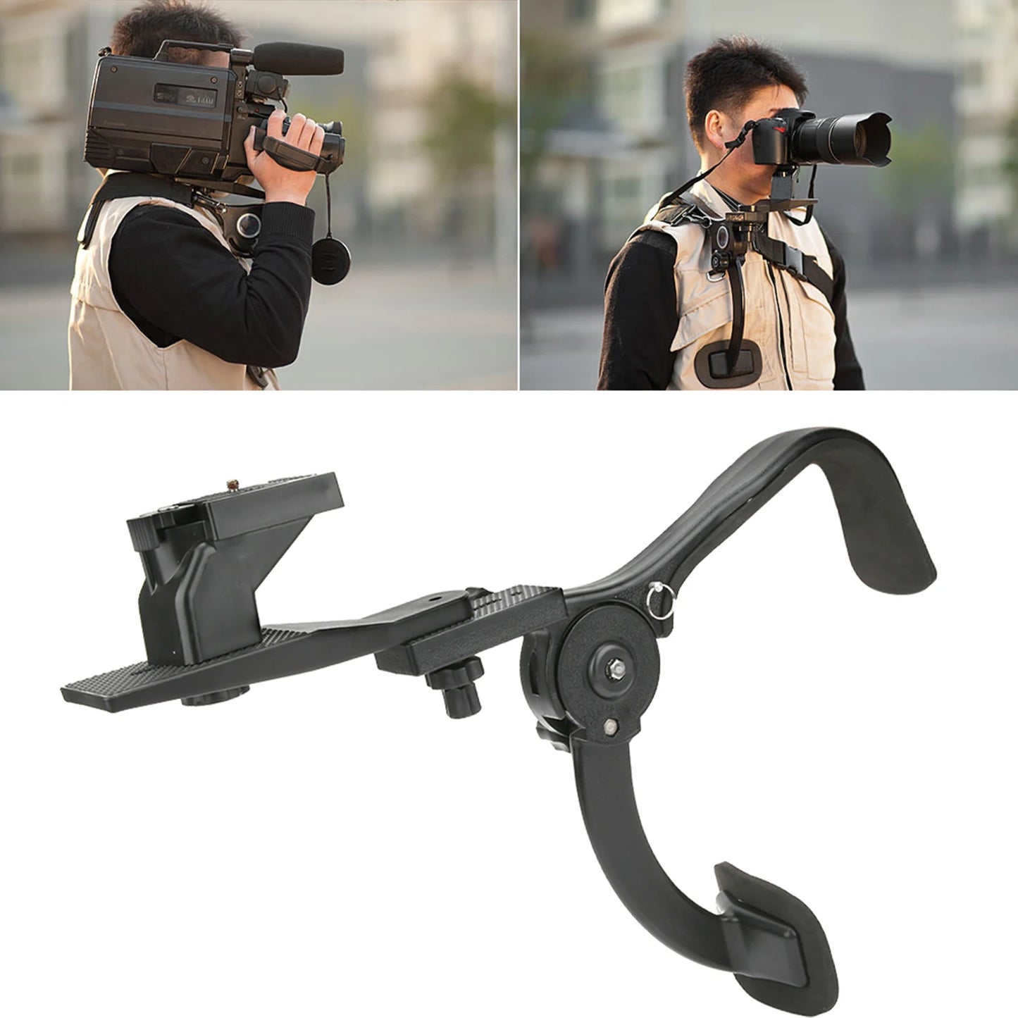 Purilite Select DSLR Camera Shoulder Support Mount – Professional Stabilizing Camera Rig for Outdoor Video and Photography