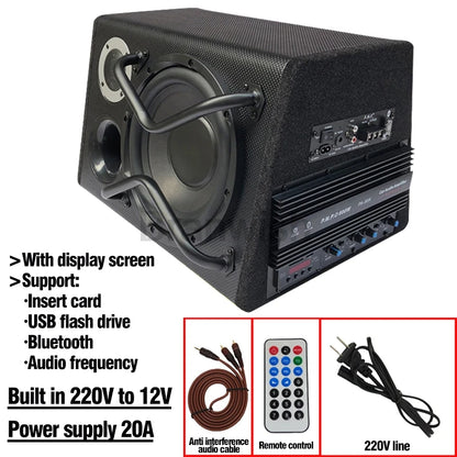 Purilite Select 200W 10-Inch Bluetooth Trapezoidal Subwoofer