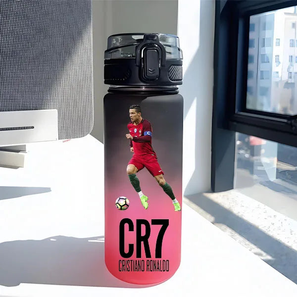 Purilite Select CR7 Football Star Straw Water Bottle