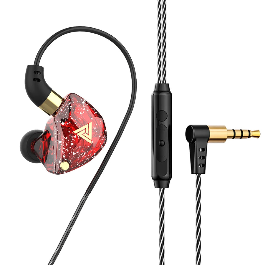 Purilite Select QKZ AK6 Copper Driver HiFi Wired Earphones 3.5MM