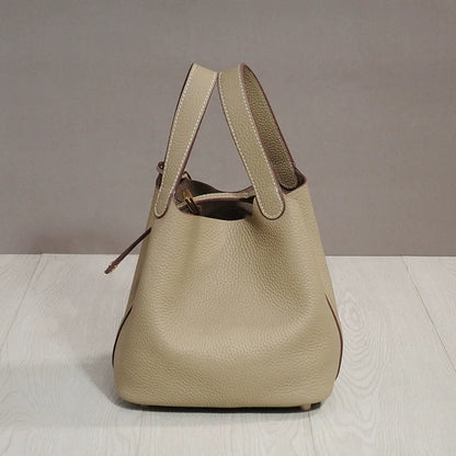 Purilite Select Cowhide Bucket Lunch Bag