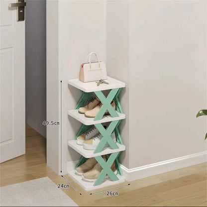 Purilite Select | Multi-Layer Detachable Shoe Rack Organizer | Space-Saving Plastic Shoe Storage Shelf for Home