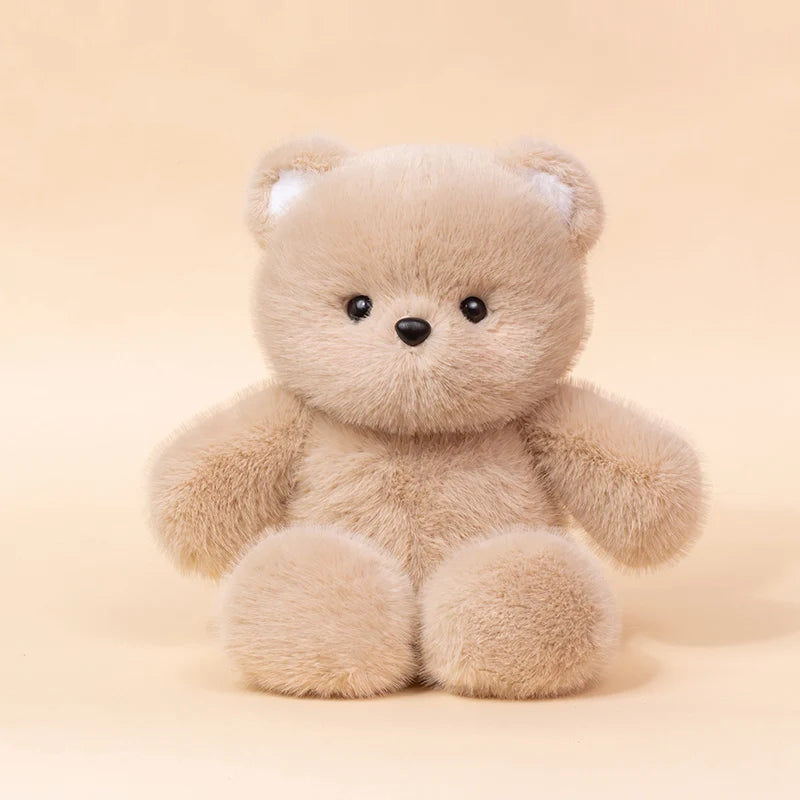 Purilite Select Fluffy Sitting Cattle Plush Toy Soft Stuffed Animal Doll Cozy PP Cotton Companion Gift for Kids & Home Decor