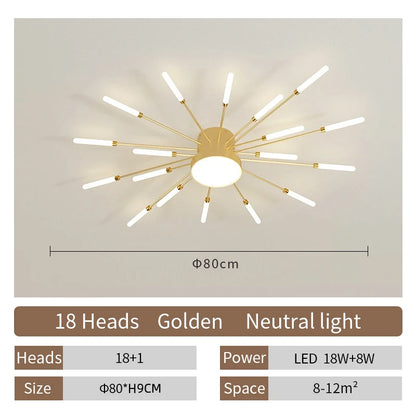 Purilite Select Modern Designer LED Ceiling Lamp