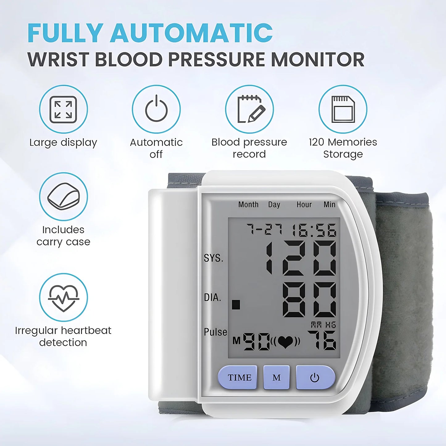 Purilite Select Digital Wrist Blood Pressure Monitor