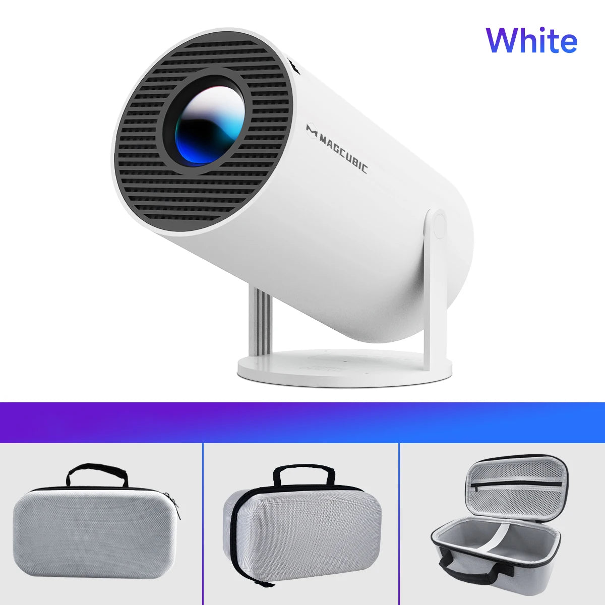 Purilite Select | Magcubic HY300 Pro Smart Projector | Android 14 | Dual WiFi6 | 1080P Support | Home & Outdoor Cinema
